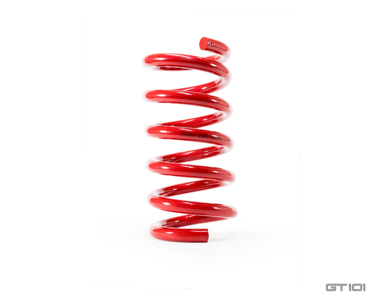 Pedders 25–30mm lowering spring kit for Ford Mustang S550 / S650 with MagneRide suspension, complete set of four performance springs